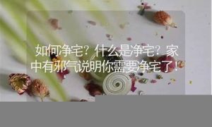 如何净宅(房子入住前如何净宅)-命理之家