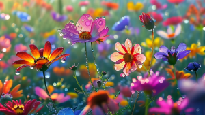 梦见很多花好不好？吉凶预兆全解析_周公解梦大全