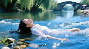 梦见掉进河里_周公解梦大全